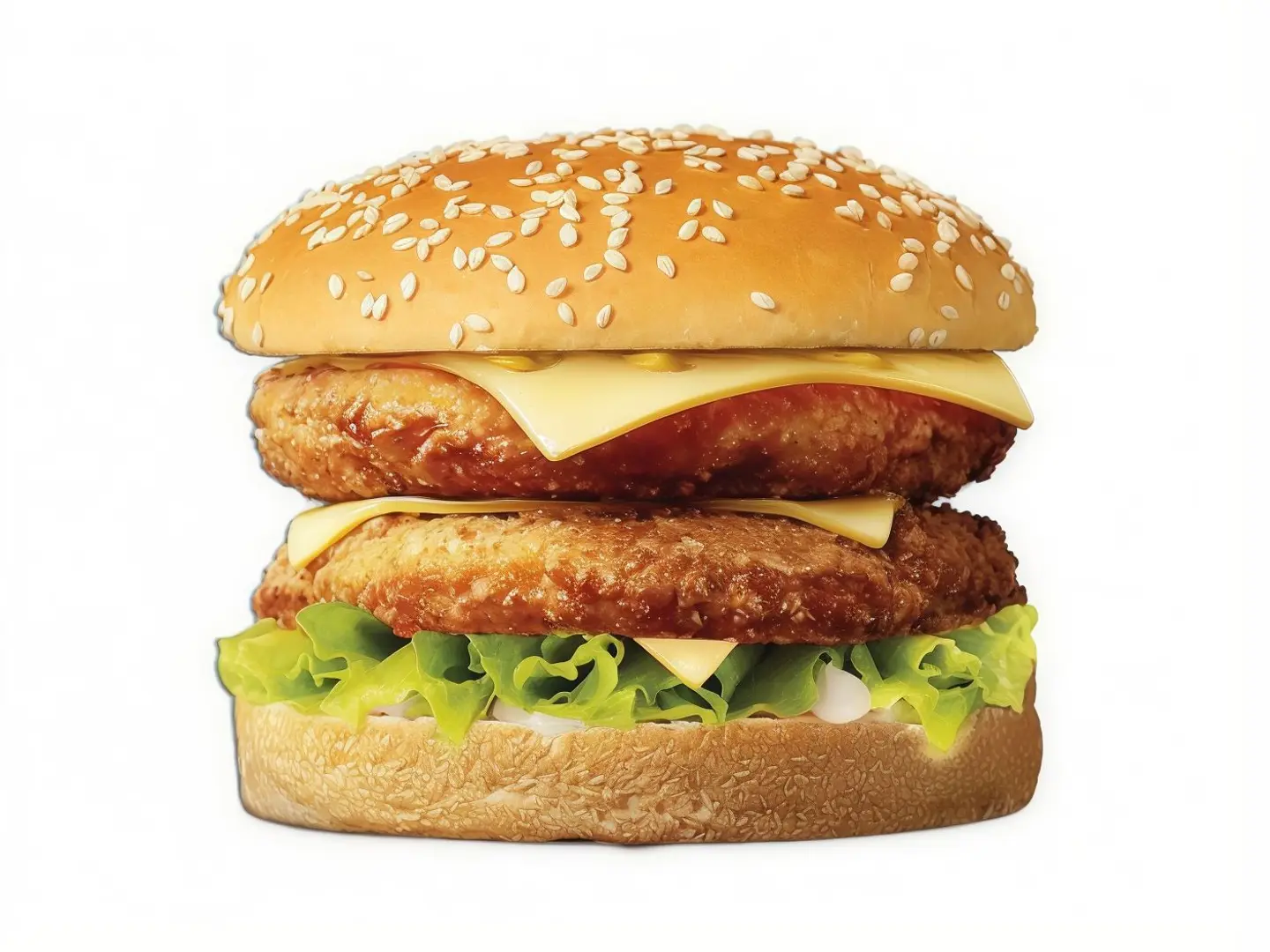 Double Chicken Burger