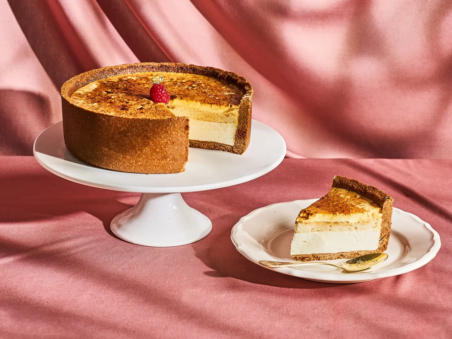 كريم بروليه تشيز كيك