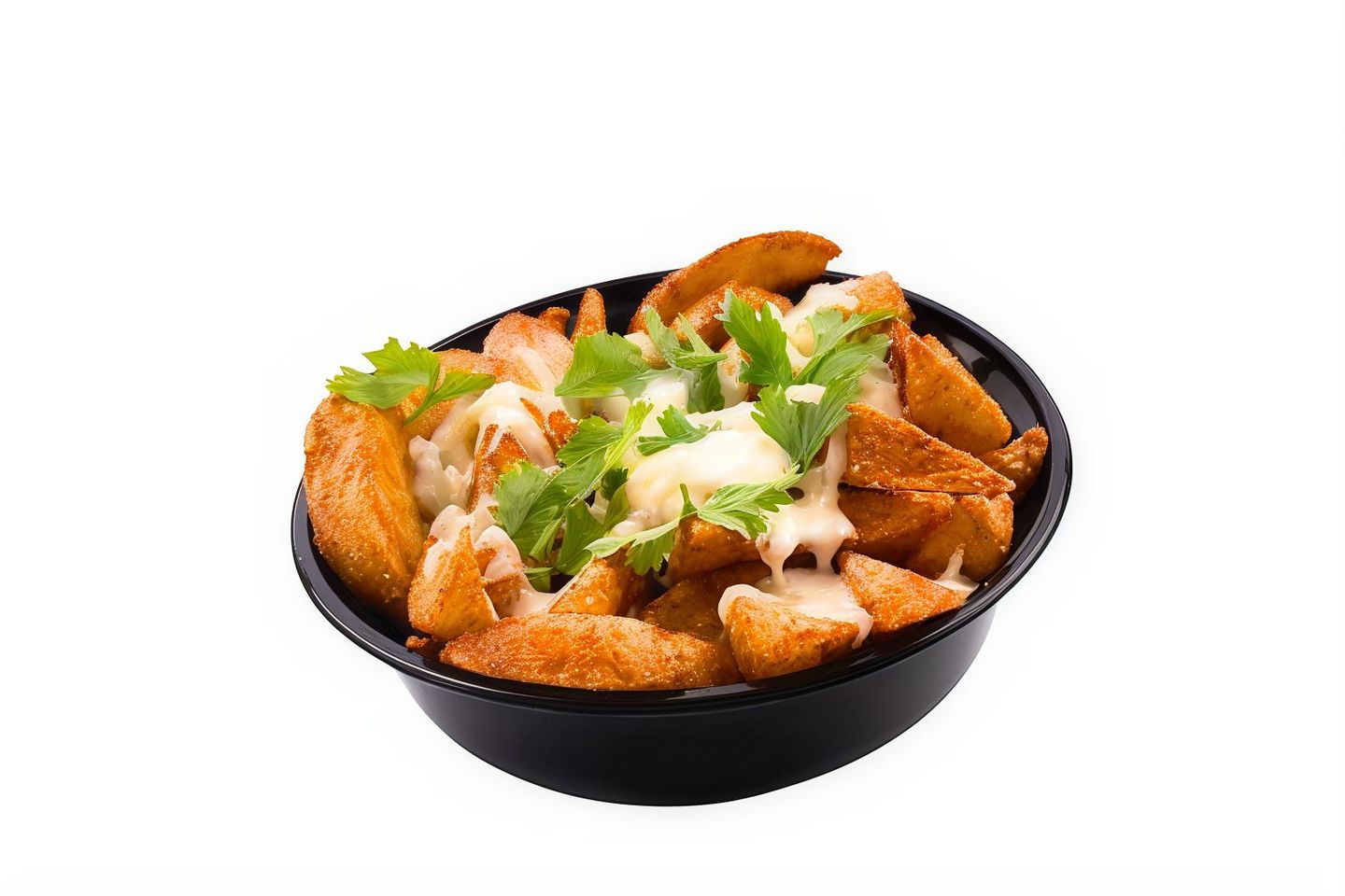بطاطا ودجز بالجبن الموزريلا
