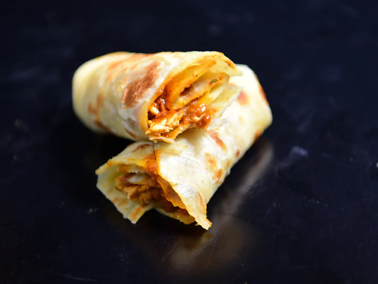 Chicken With Cheese Chapati
