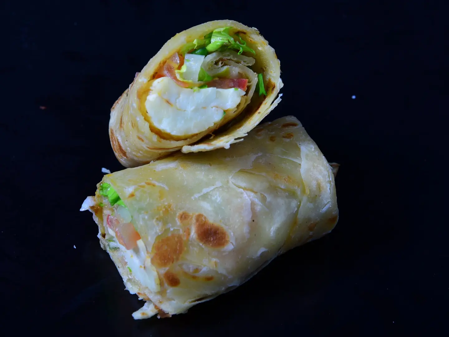 Grilled Halloumi Chapati