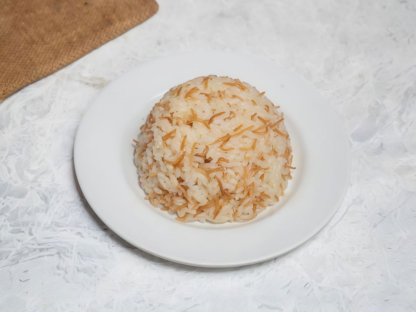 أرز أبيض بالشعيرية