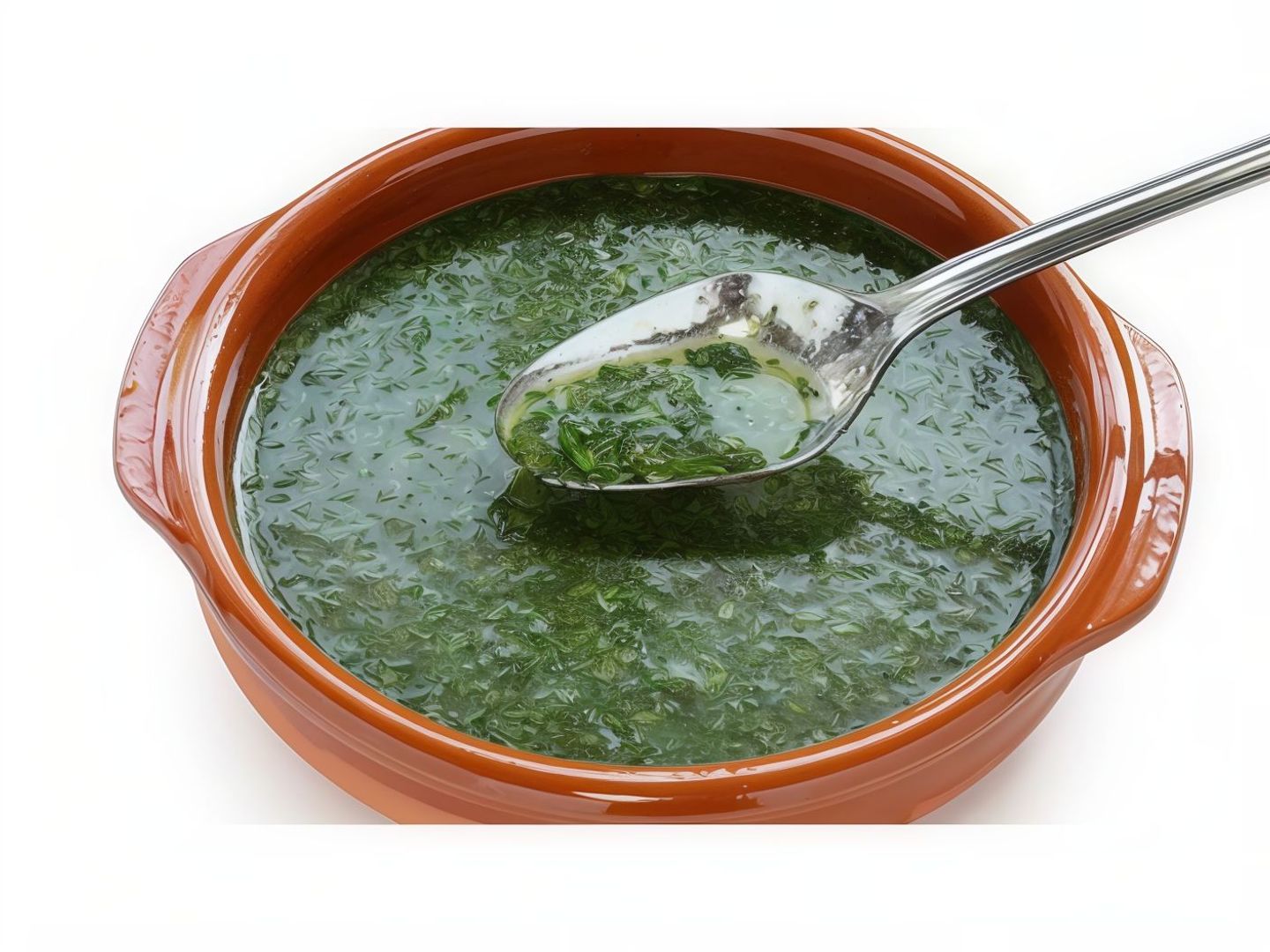 طبق ملوخية سمك