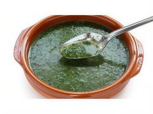 طبق ملوخية سمك