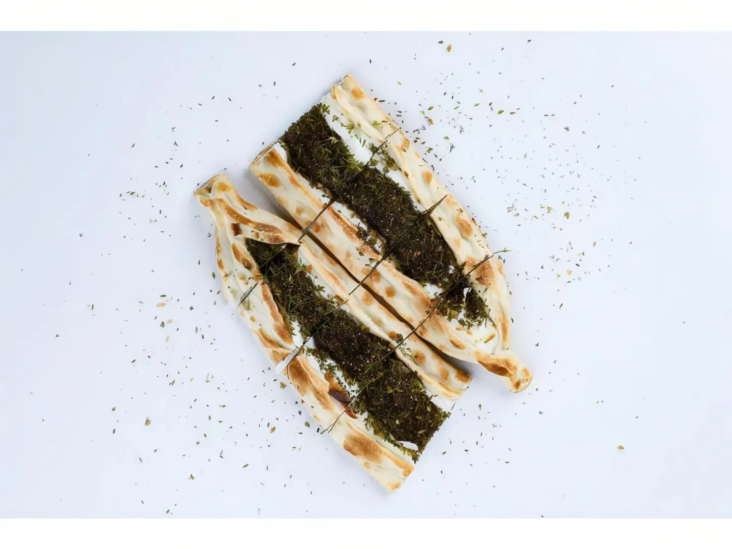 فطيرة لبنة بالزعتر