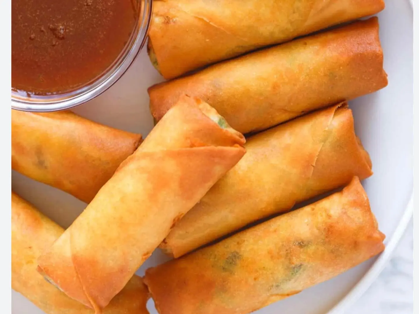 نص كيلو سبرينغ رول مطبوخة