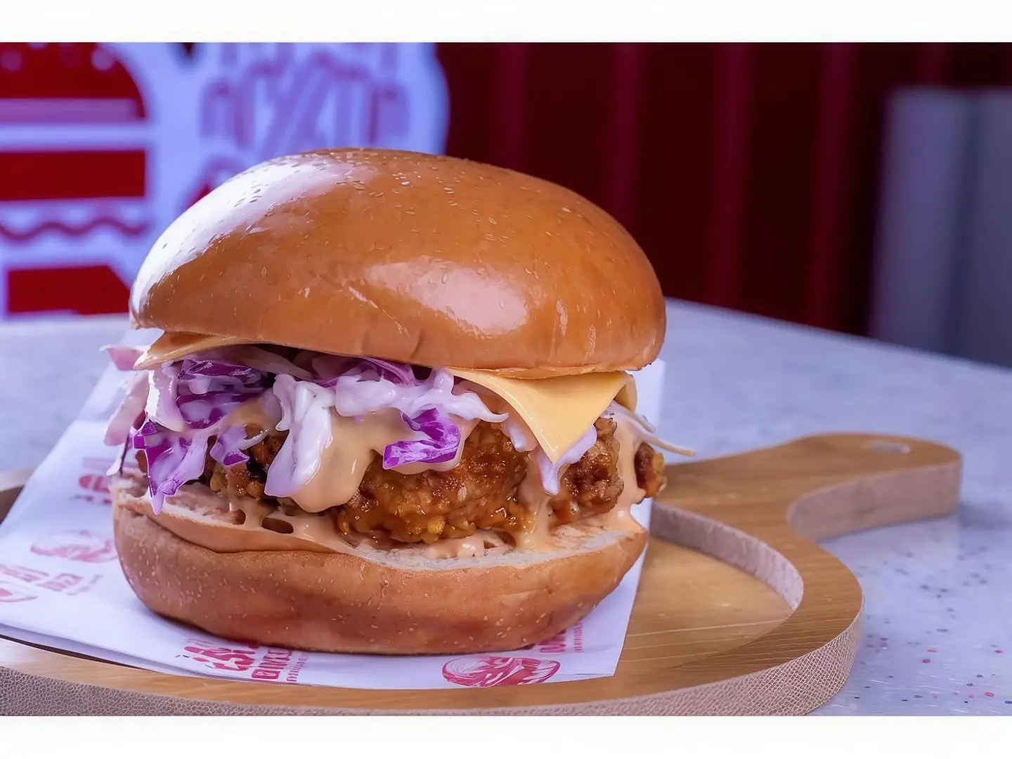 برجر دجاج مايبل