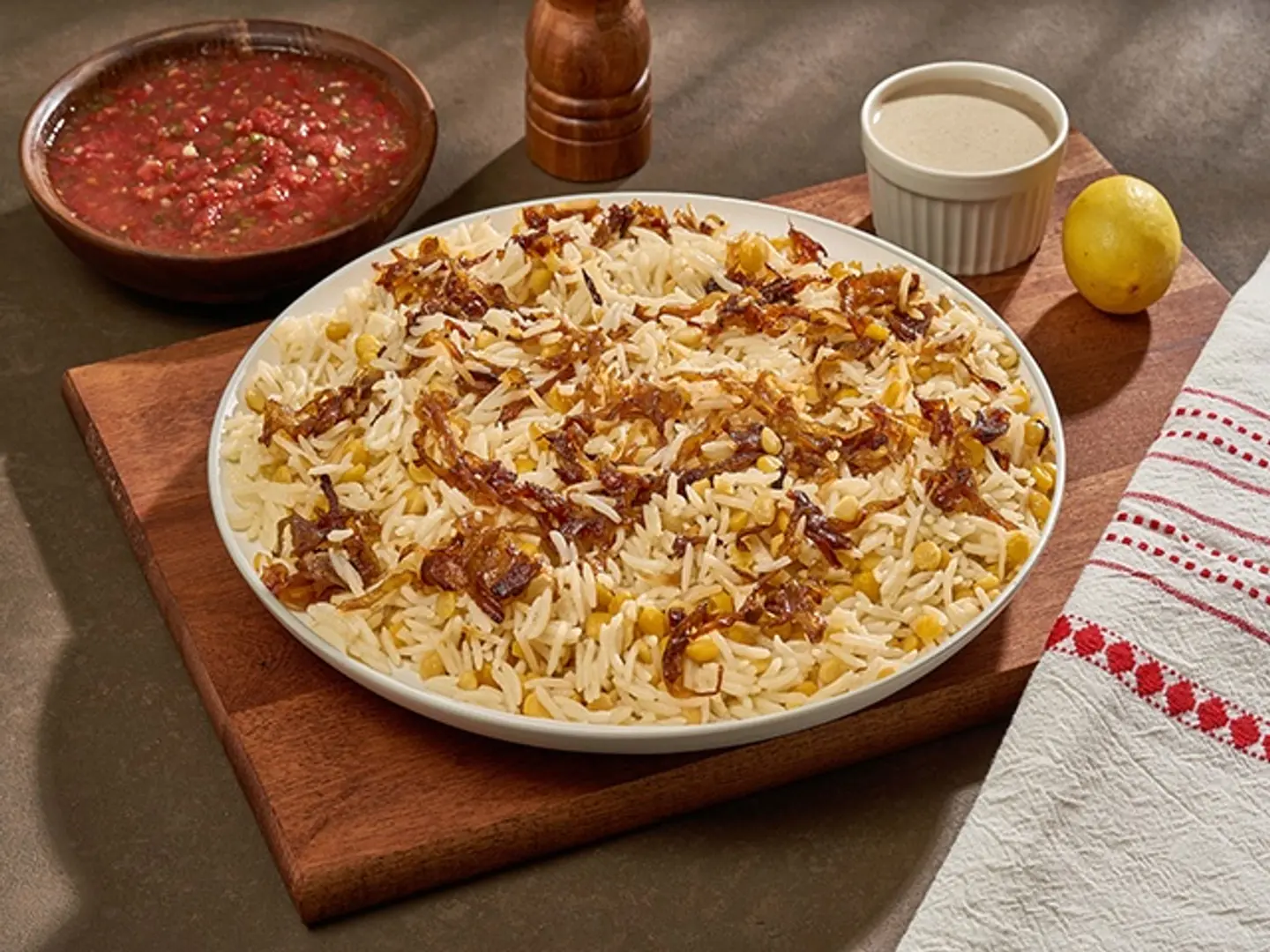 ارز حمص ساده