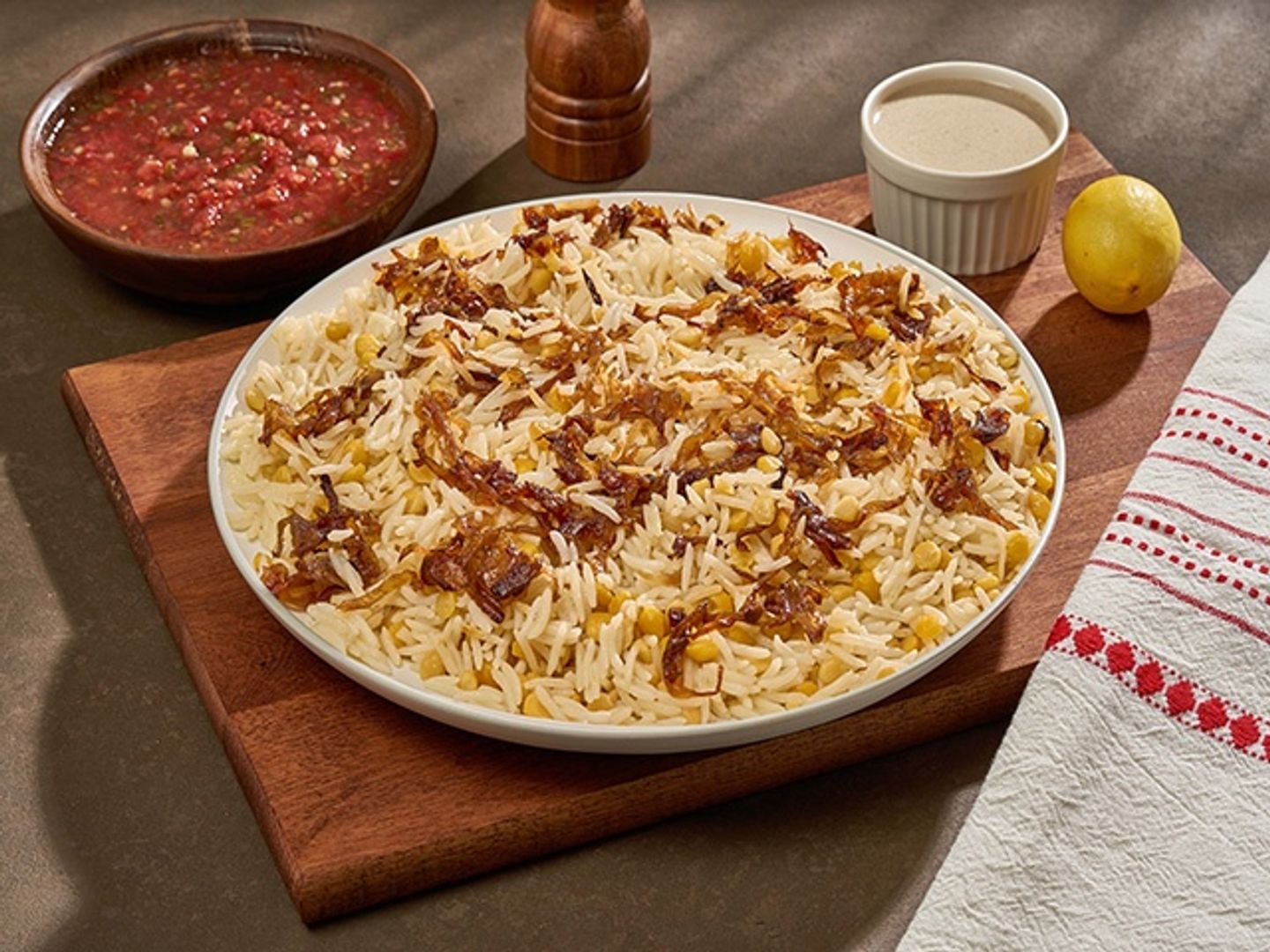 ارز حمص ساده