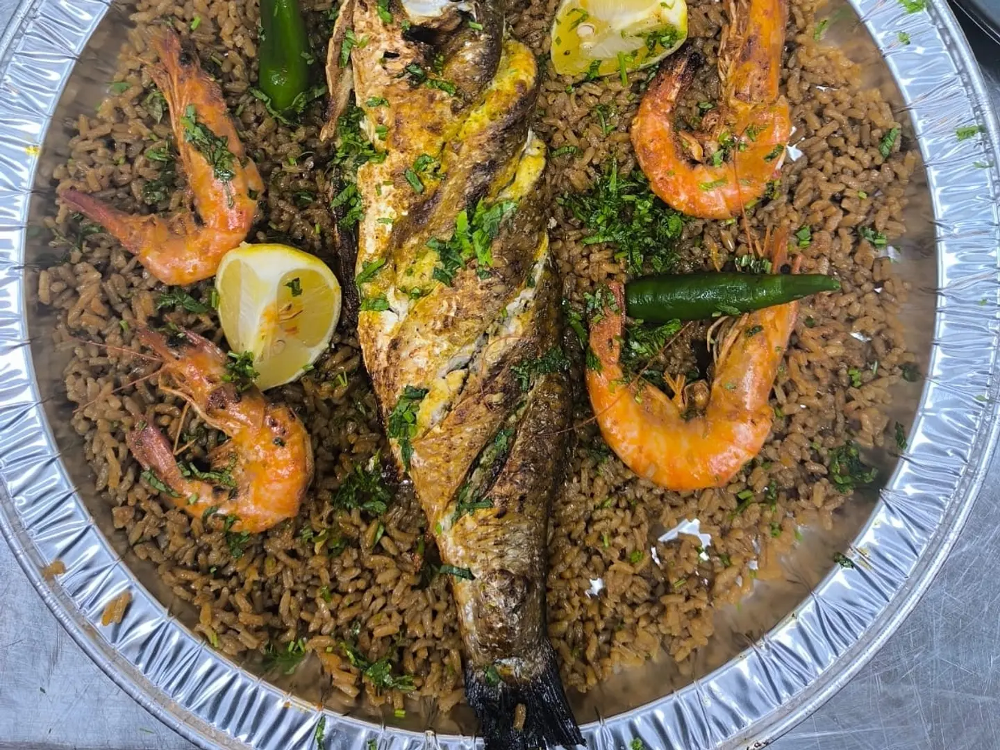 Sea Bream Meal With Shrimp