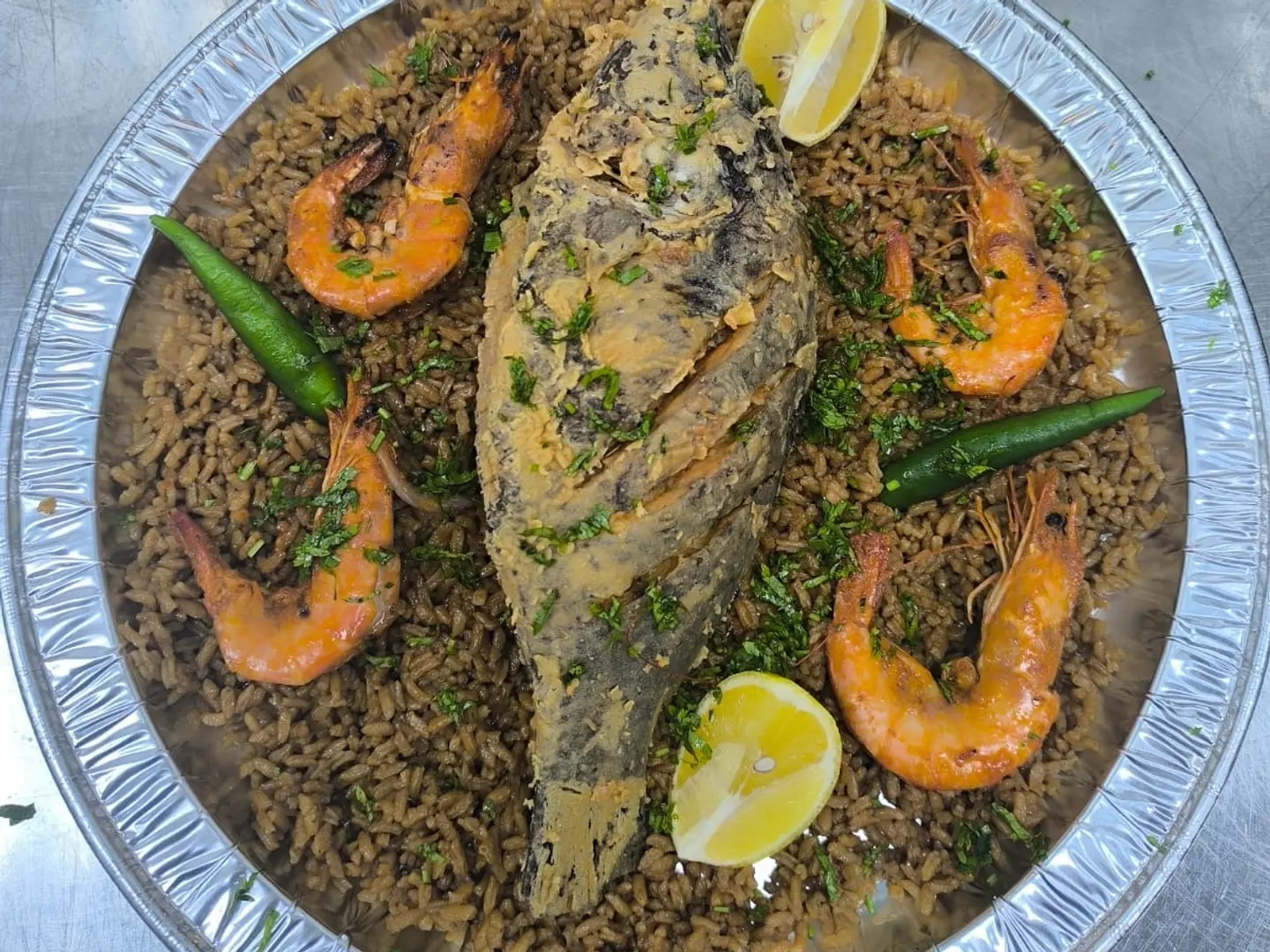 Tilapia Meal With Shrimp