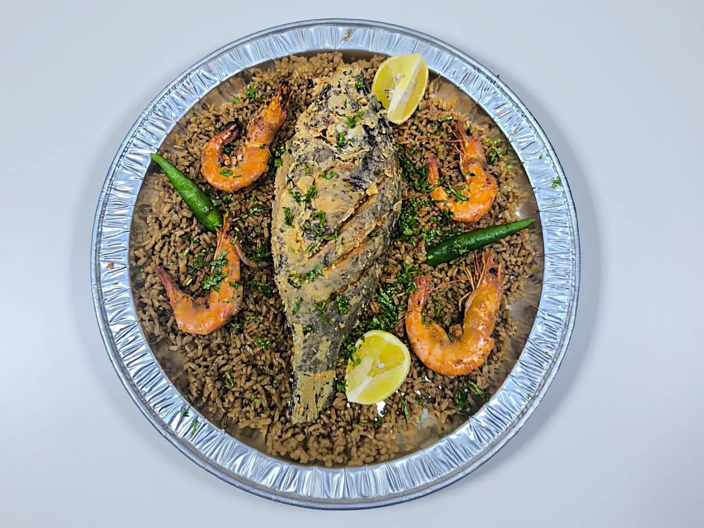 Tilapia Meal With Shrimp