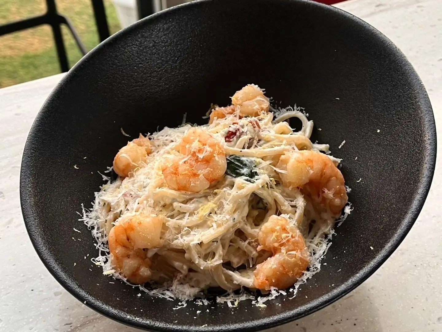 White Shrimp Pasta