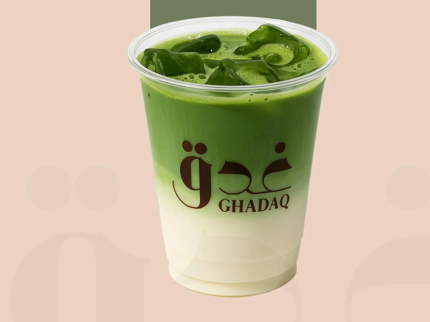 ماتشا لاتيه مثلج