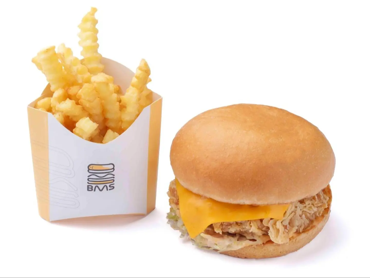 برجر كلاسيك تشكن مع بطاطس