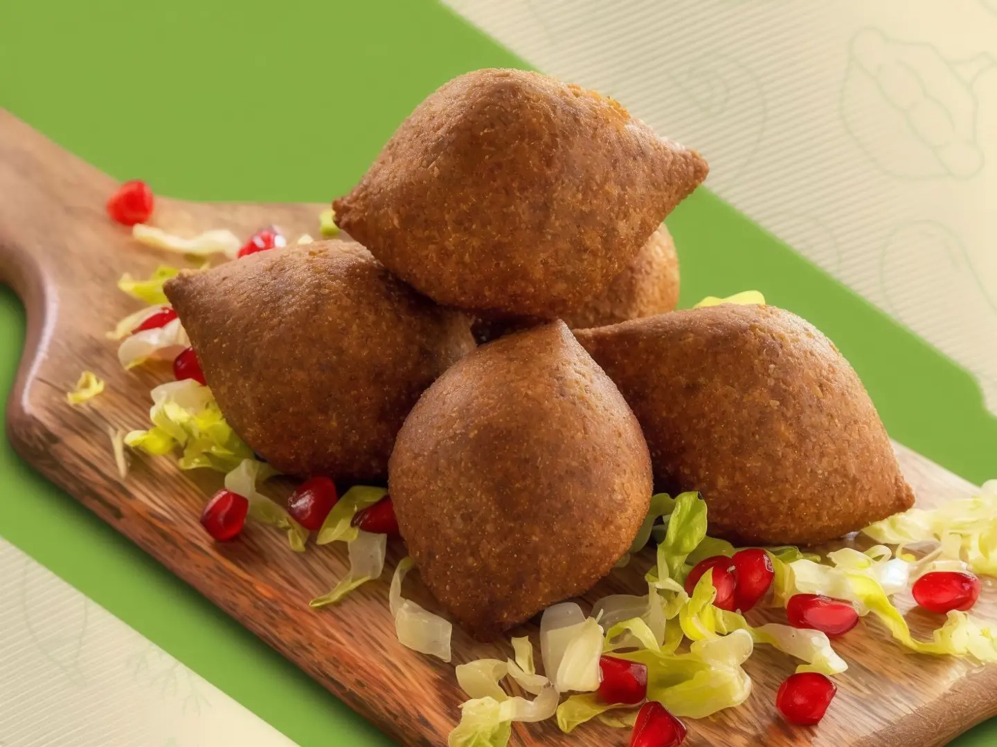 8 Small Kibbeh Pieces