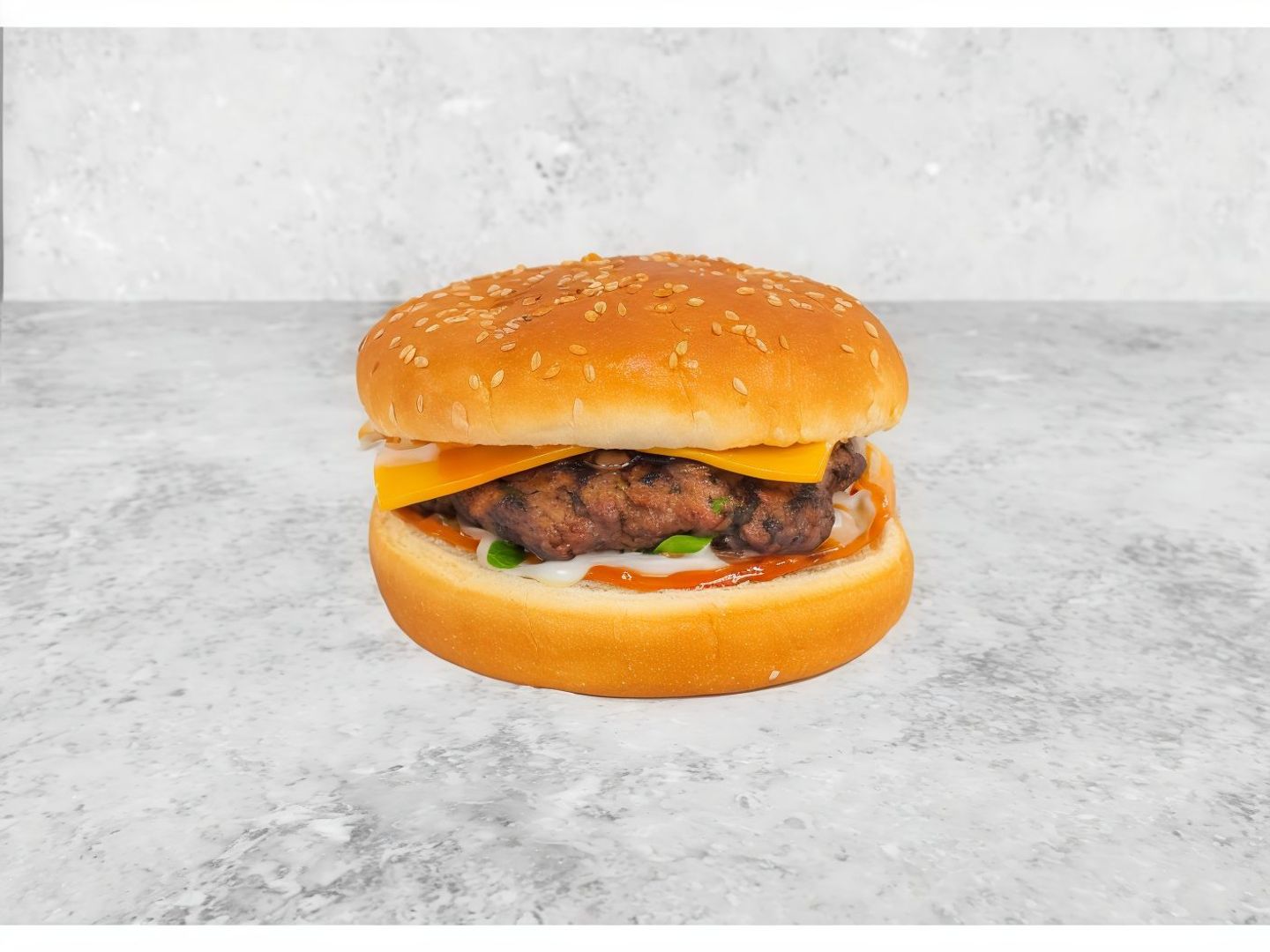 Beef Burger With Cheese
