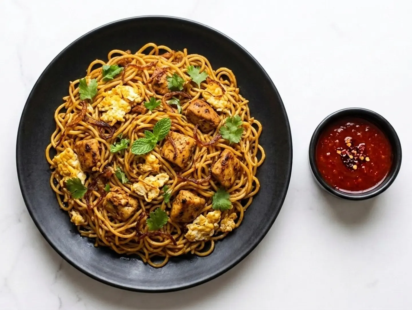 Hyderabadi Chicken Noodles