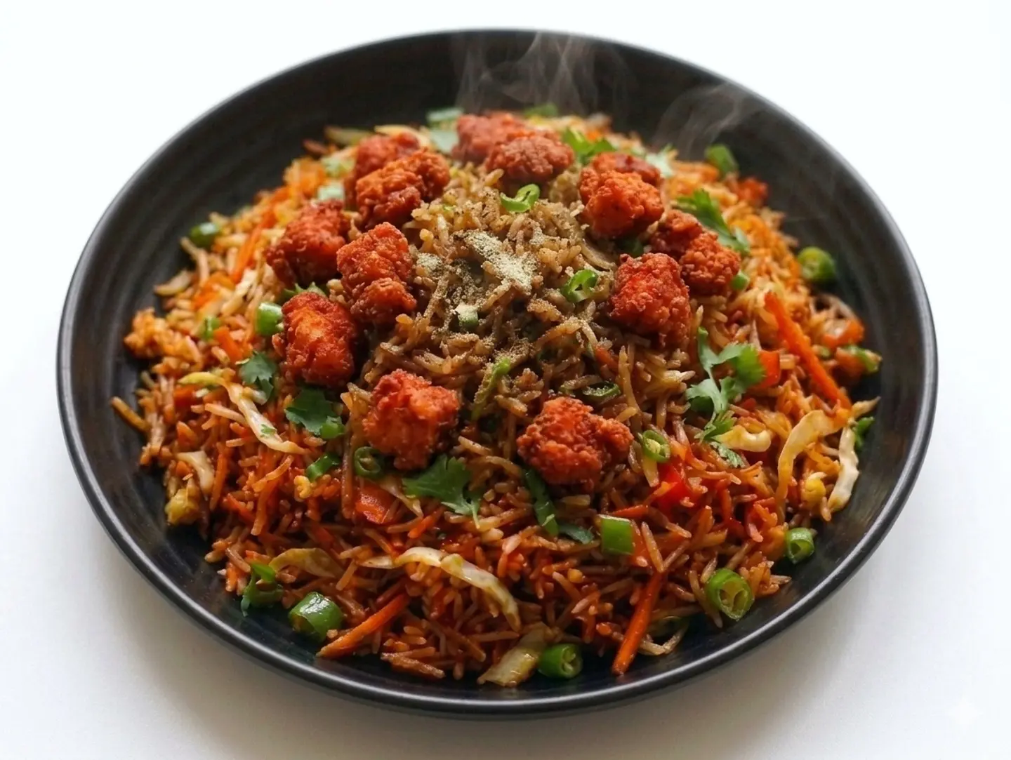 Hyderabadi Schezwan Chicken Fried Rice