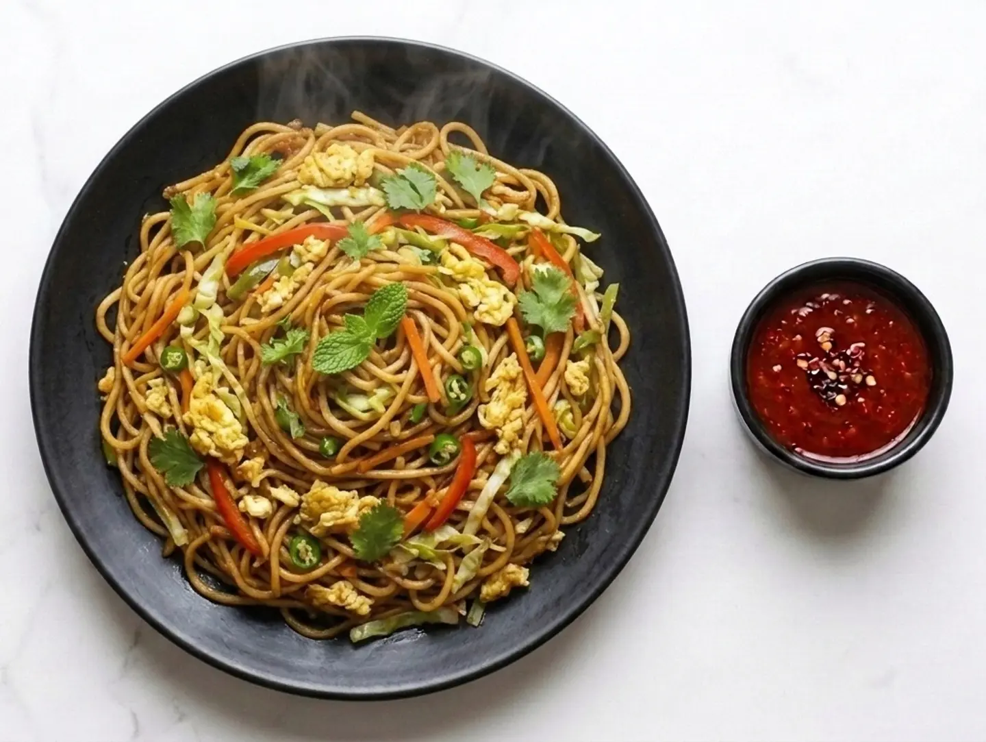 Hyderabadi Egg Noodles