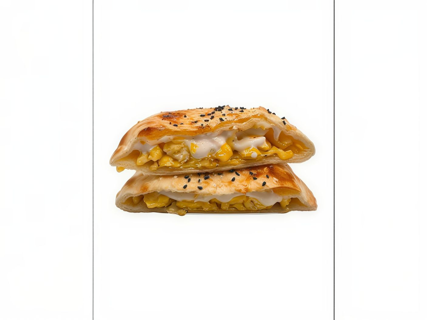 بيض مقلي جبن مدور