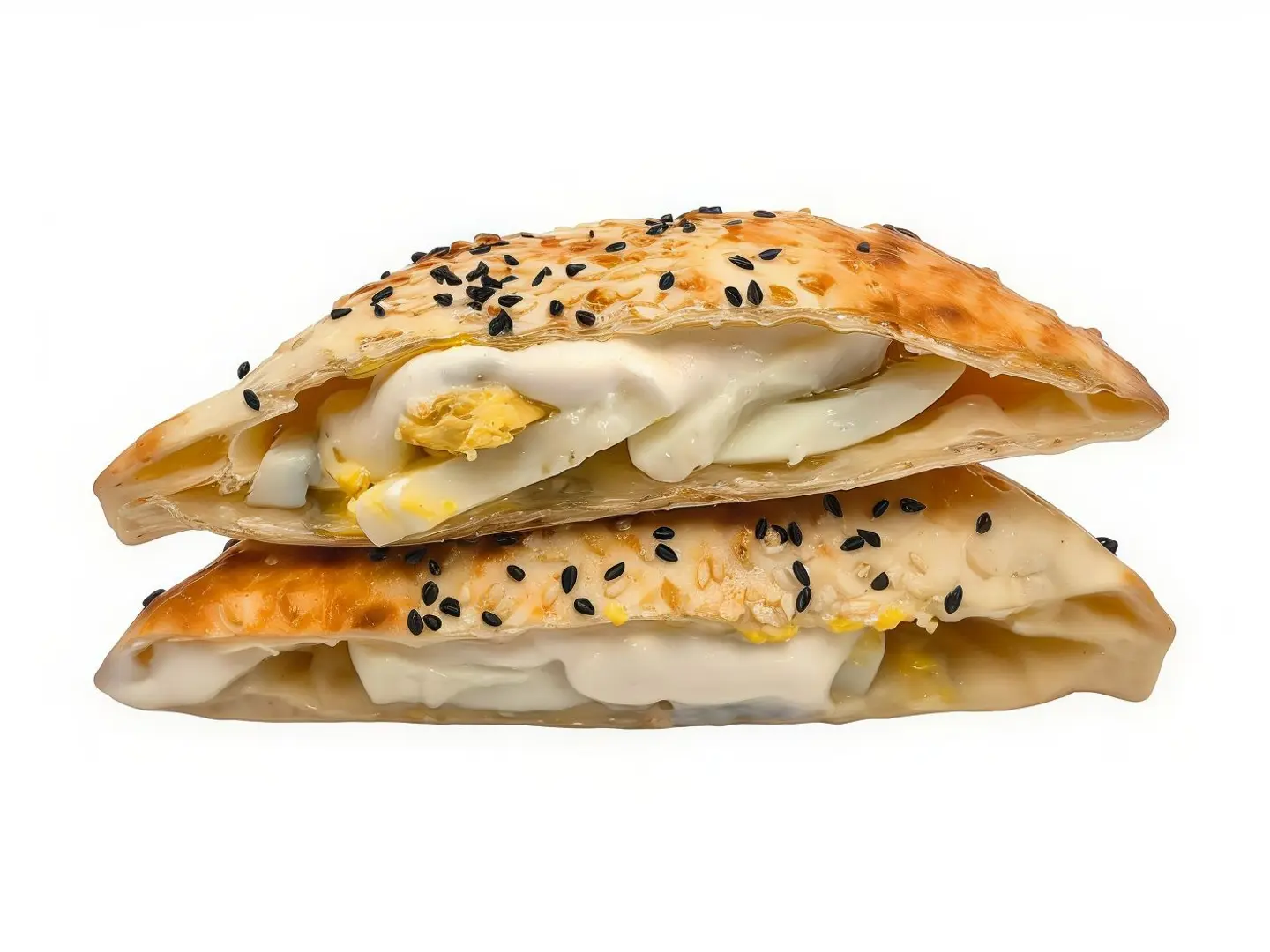 بيض مسلوق مدور