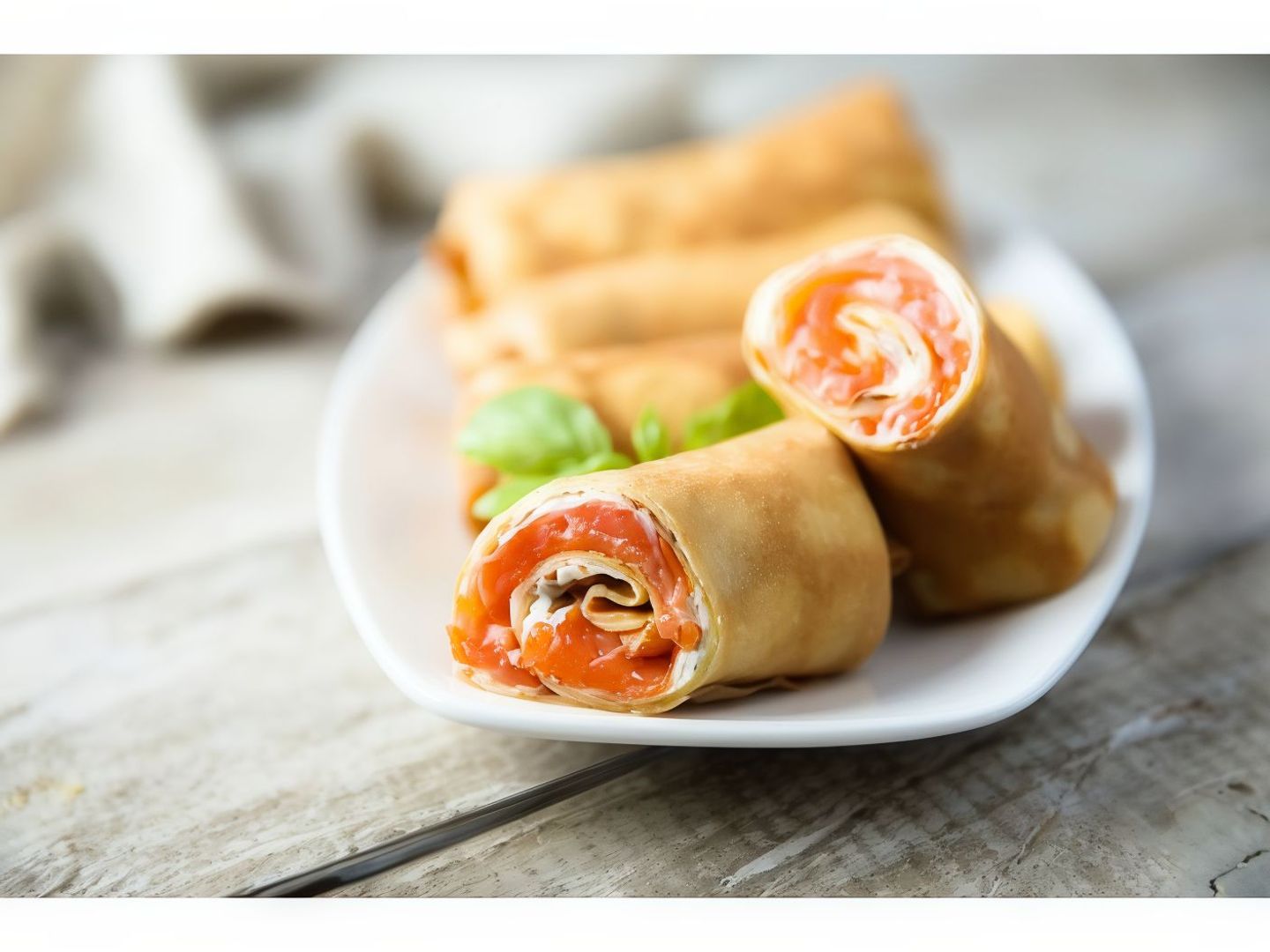 Mortadella And Cheese Roll