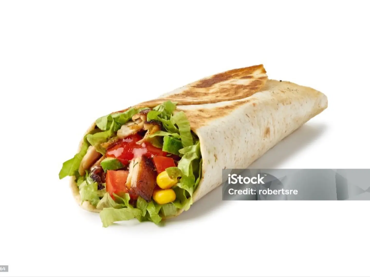 تورتيلا برجر دجاج أمريكي كبير