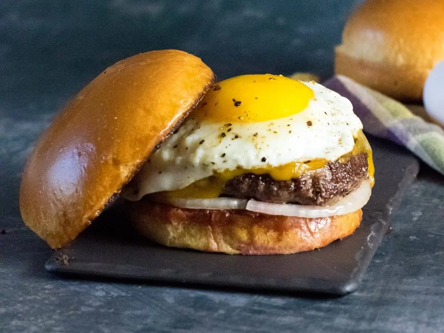 Beef Burger With Egg