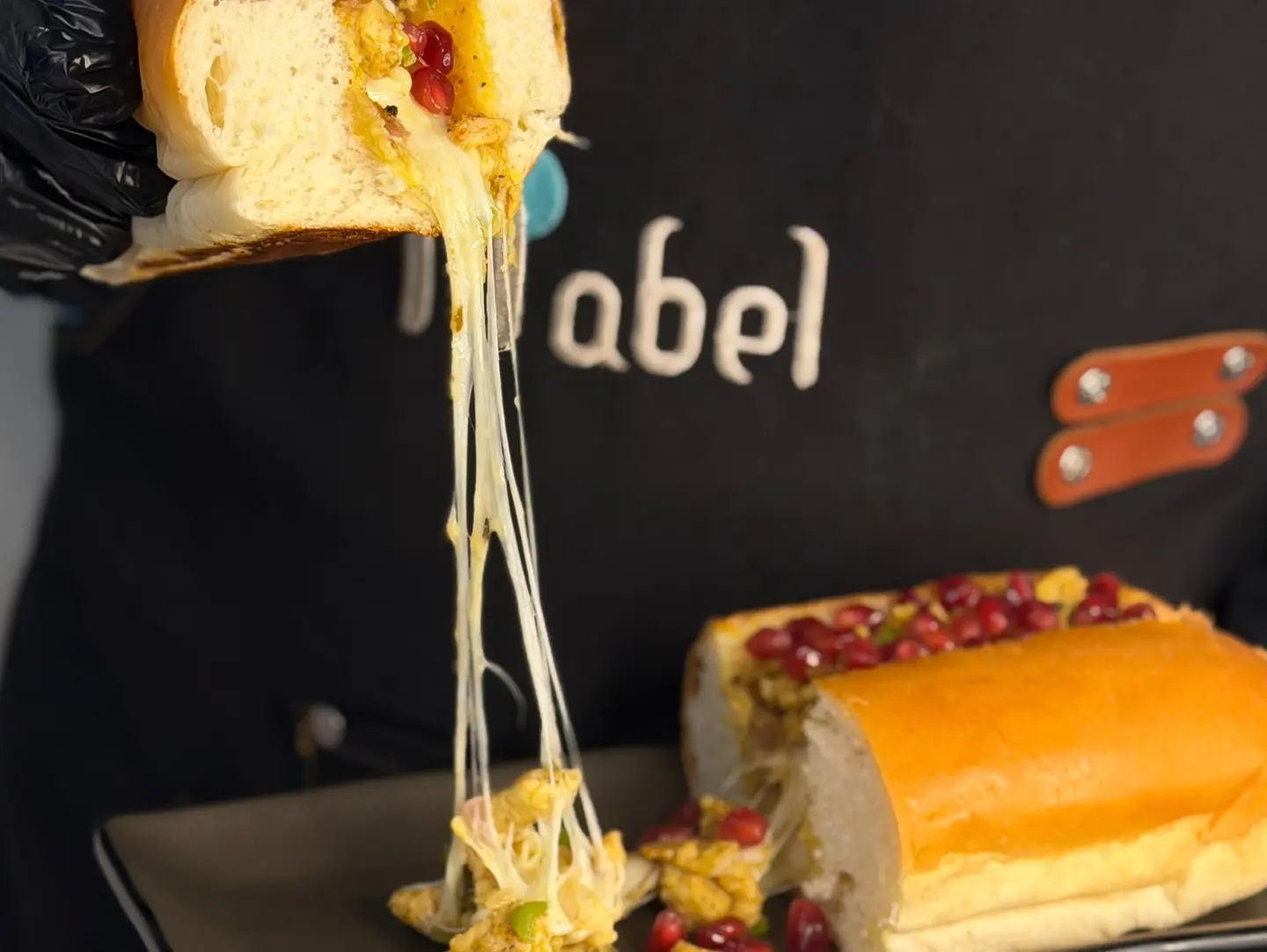 Chicken Steak With Pomegranate And Cheese