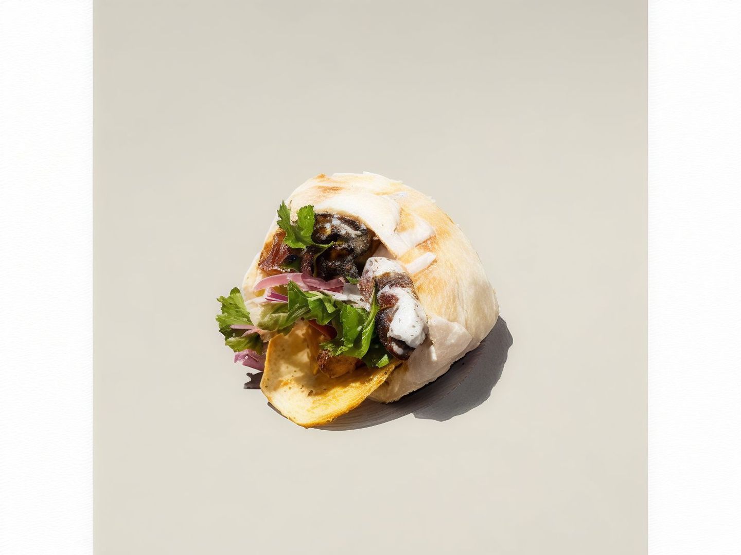 Meat Kebab Sandwich