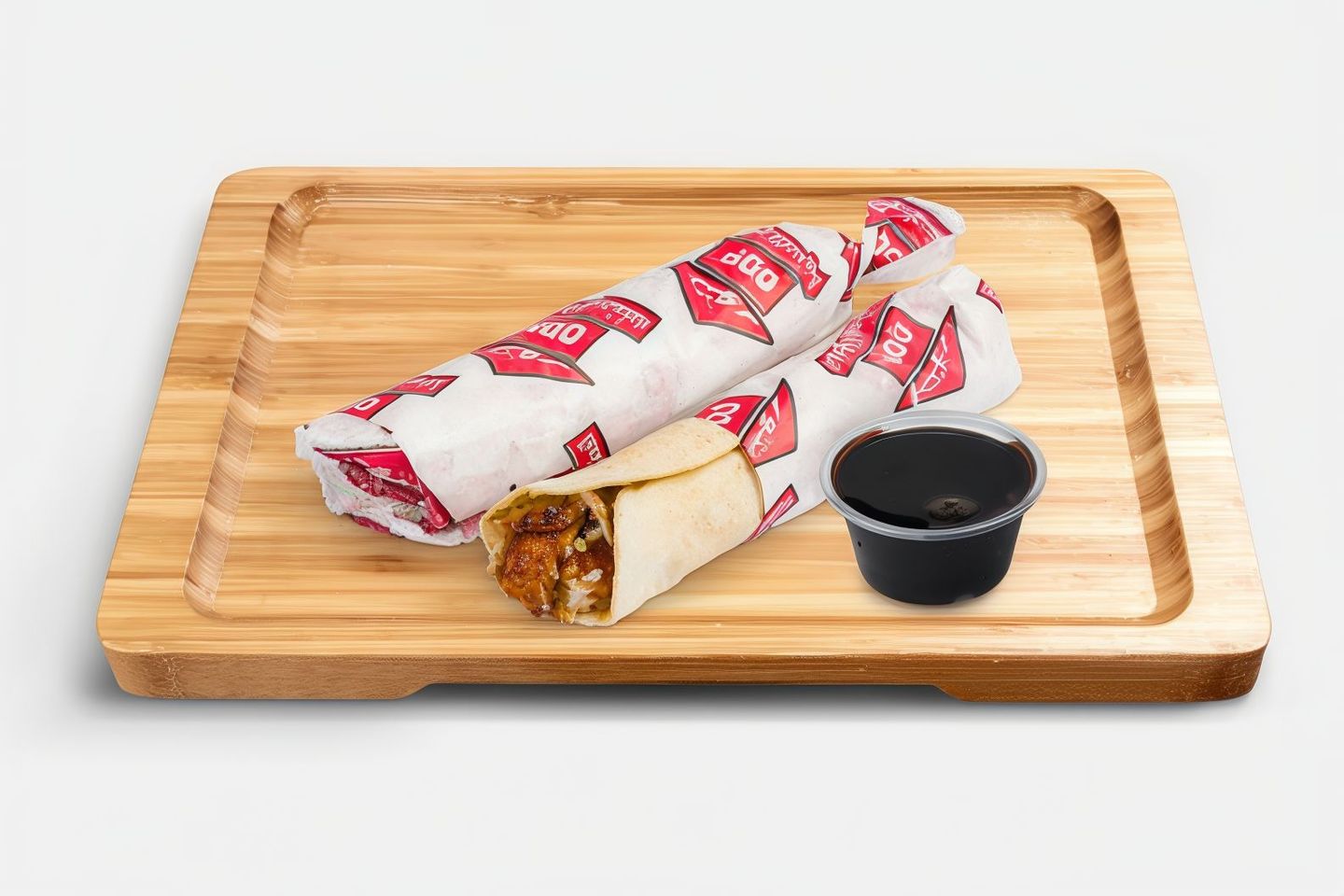 Shawarma Sandwich With Pomegranate Sauce