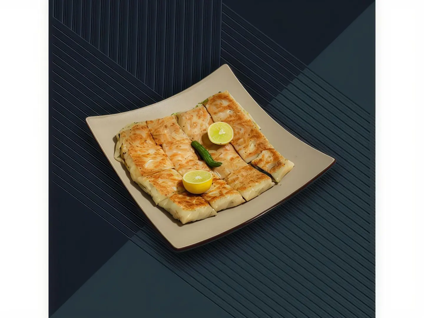 مطبق خضار جبنة بيضاء