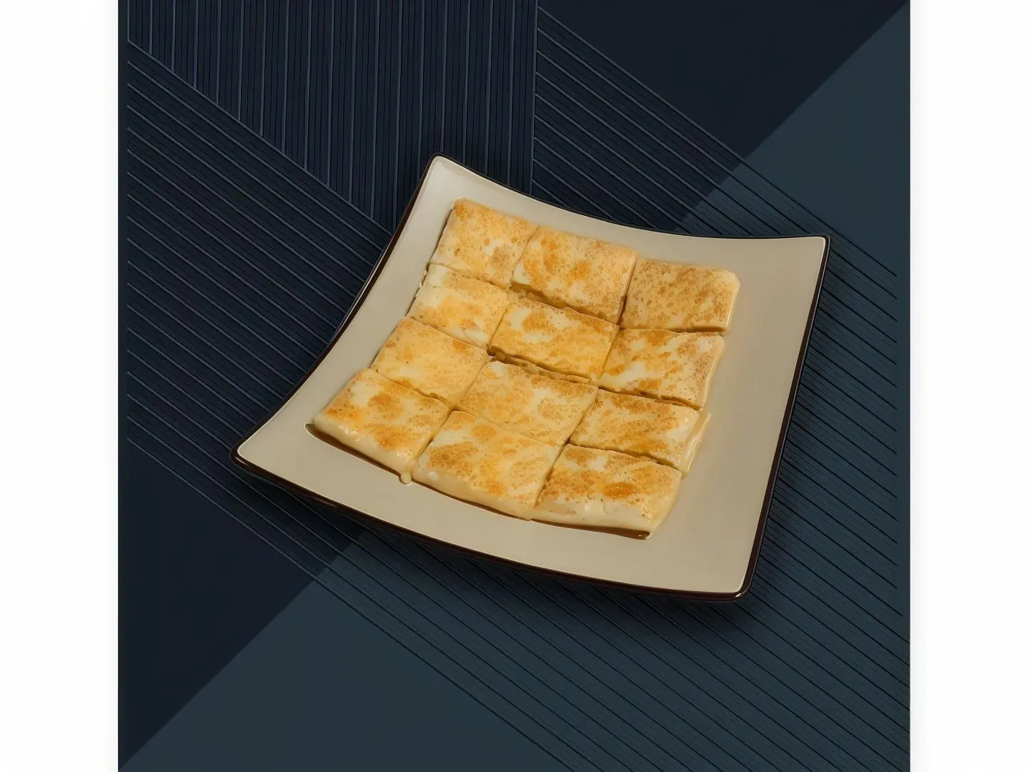 مطبق قشطة بحلاوة طحينية