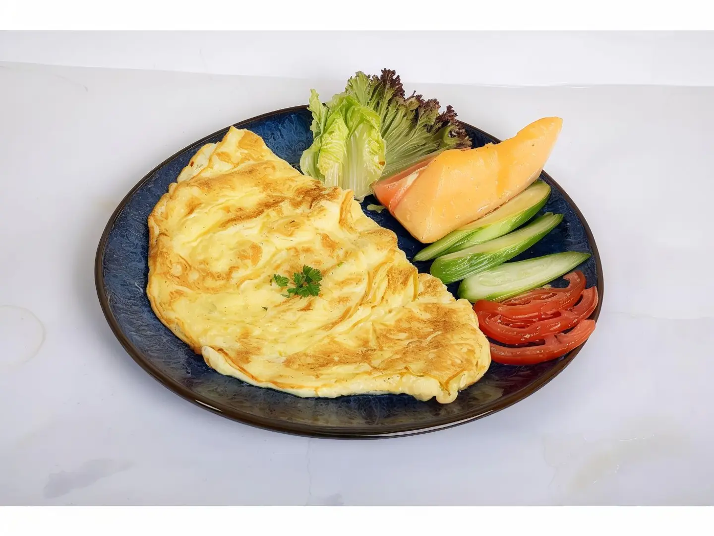 بيض اوملت جبنة شيدر