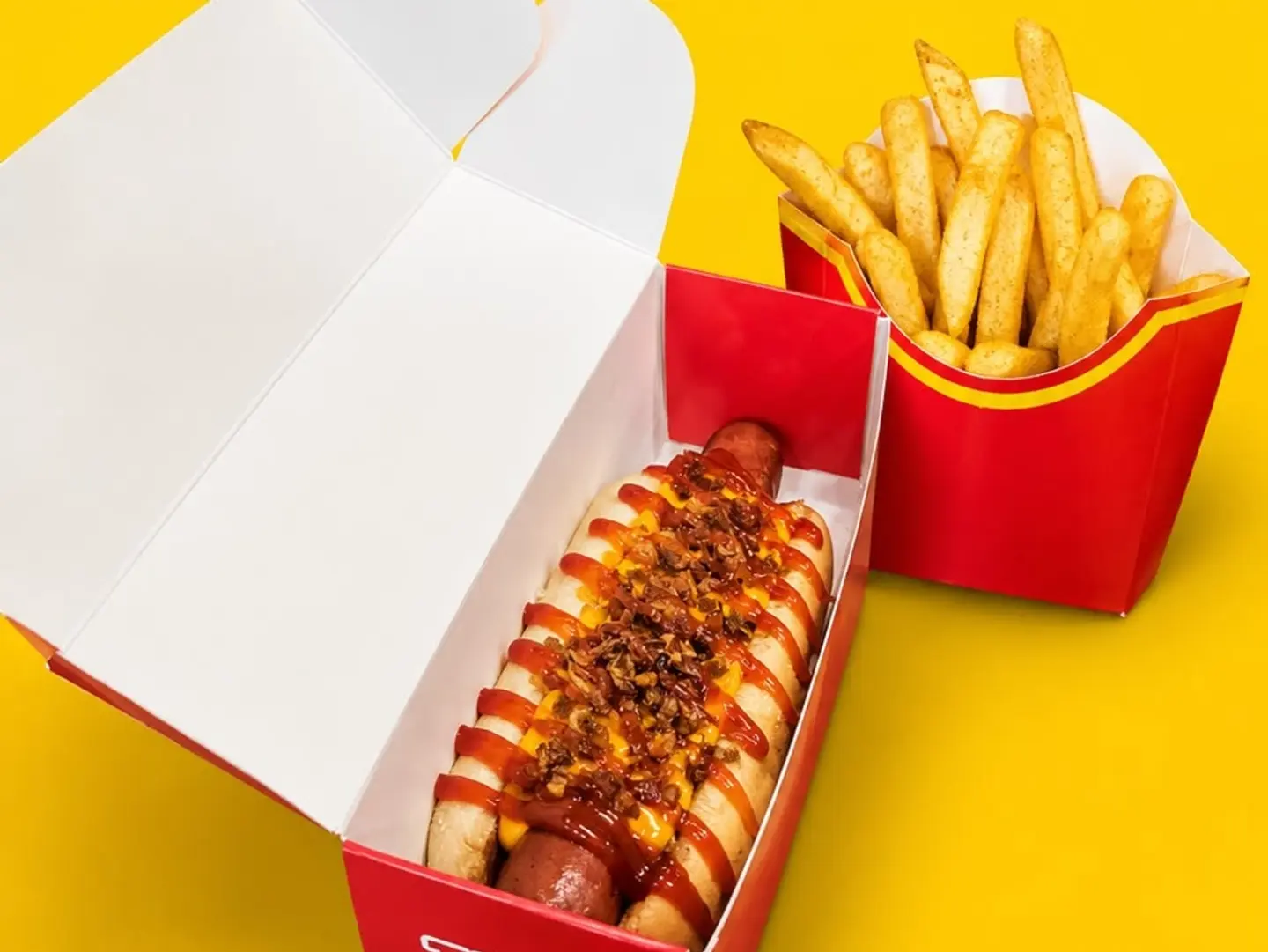 Chili Cheese Hot Dog Meal