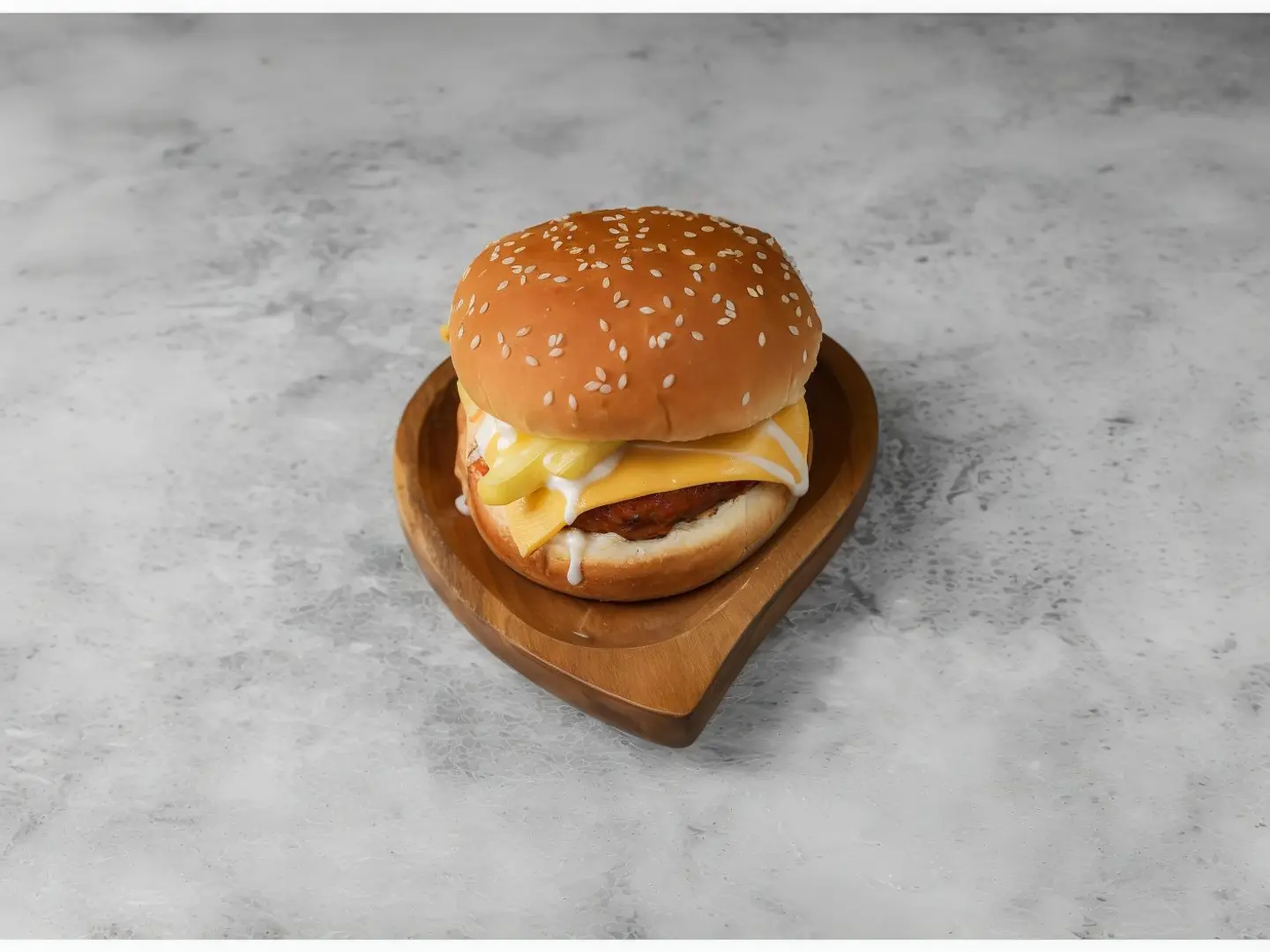 Chicken Burger With Cheese