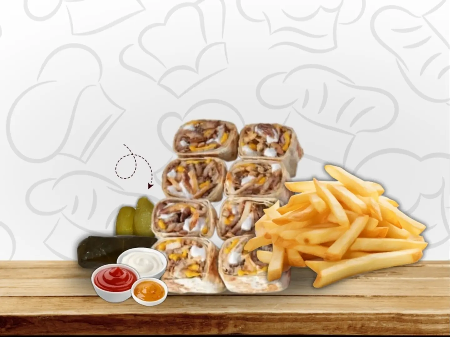 صحن عربي بالجبنة