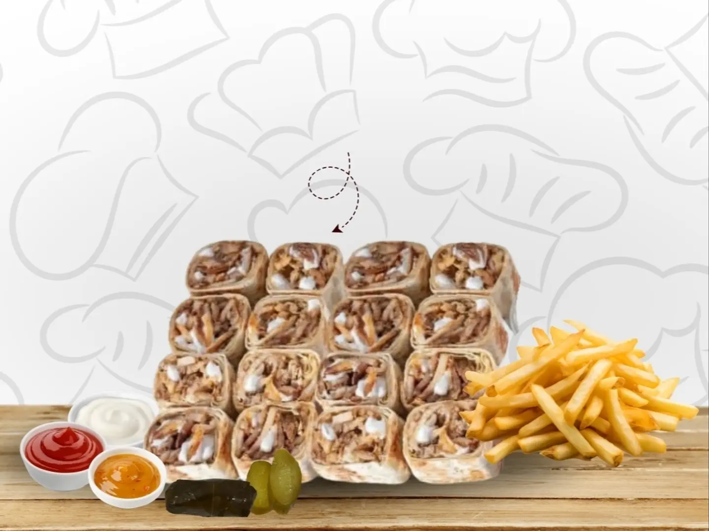 صحن دبل بالجبنة