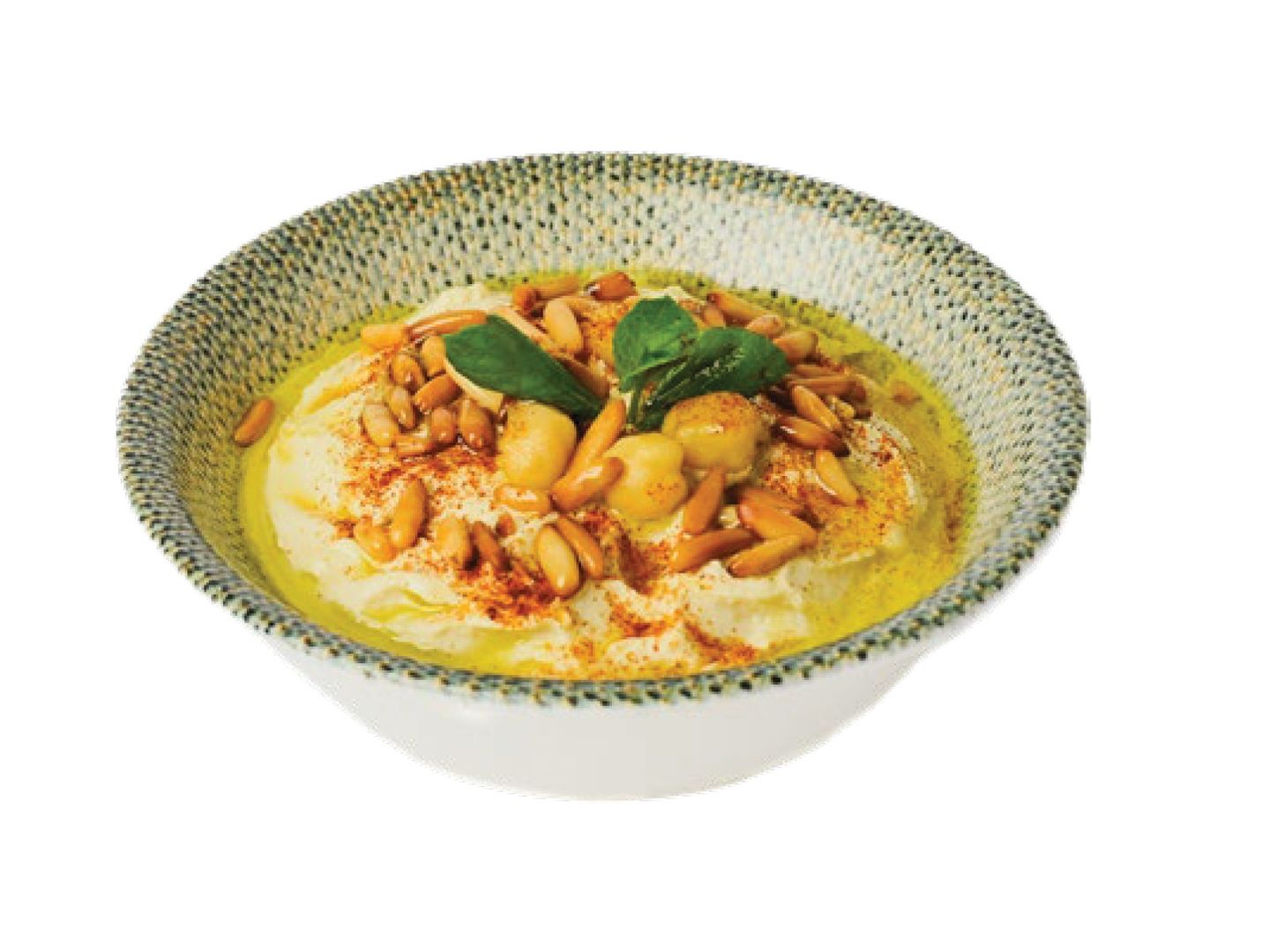 Hommos With Pine Seeds