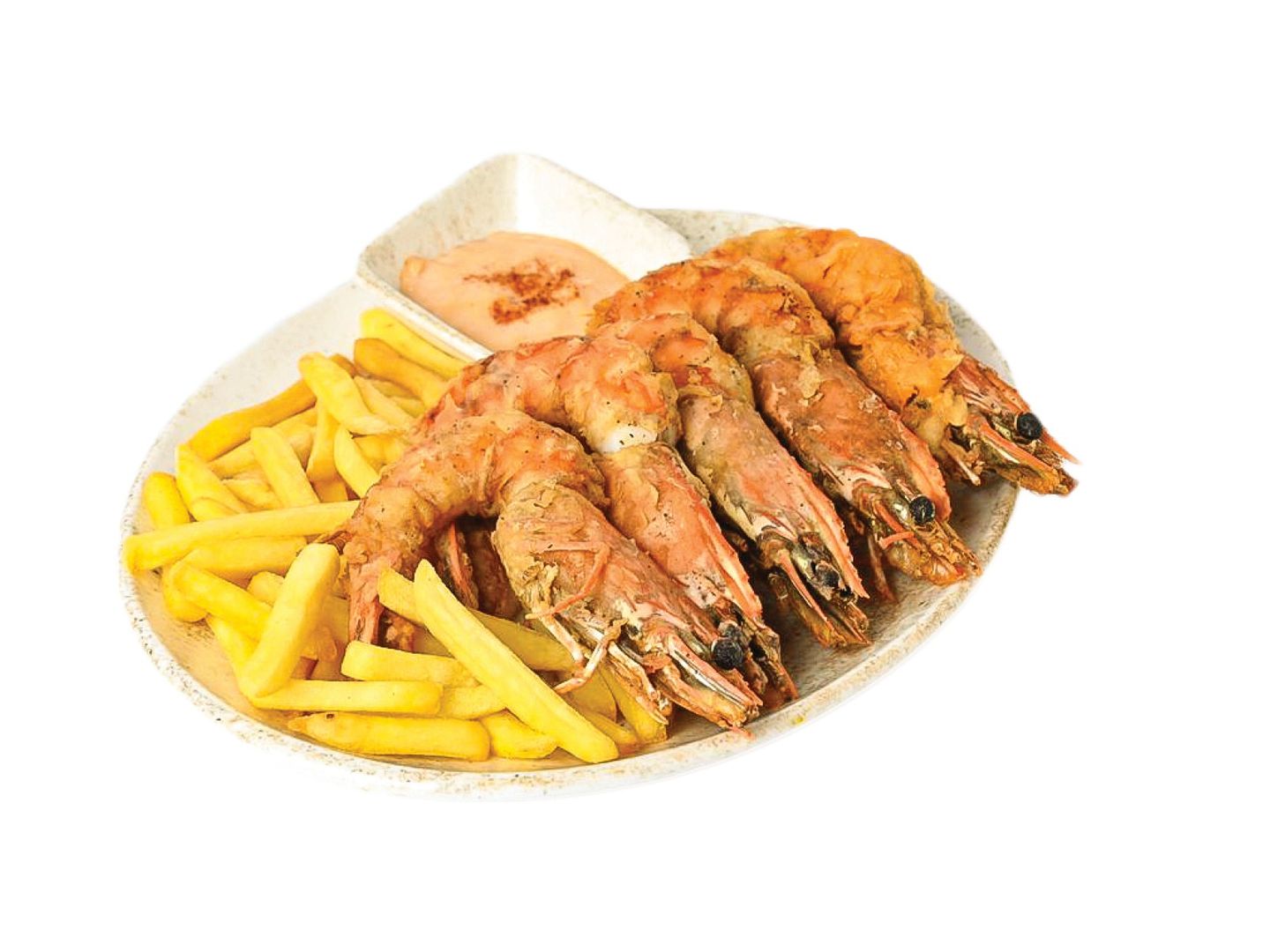Fried King Prawns