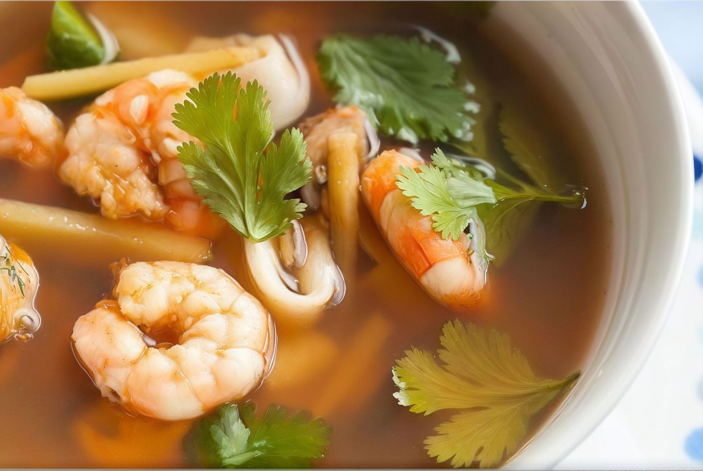 شوربة مخليه بالصوص الاحمر