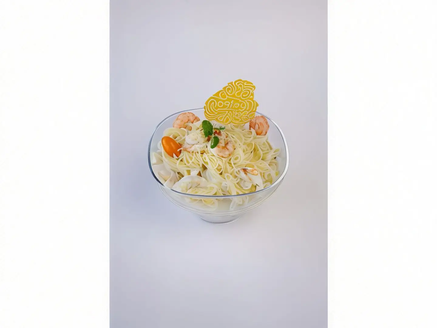 Seafood Pasta With White Sauce