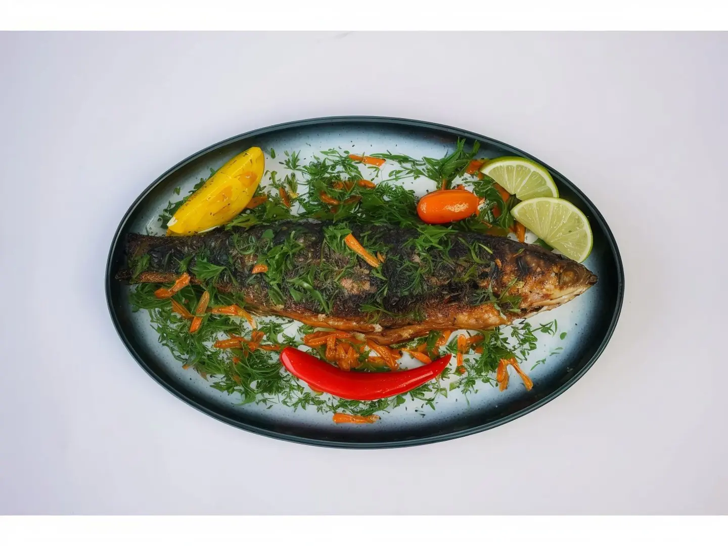 Grilled Bouri Dish With Ratta