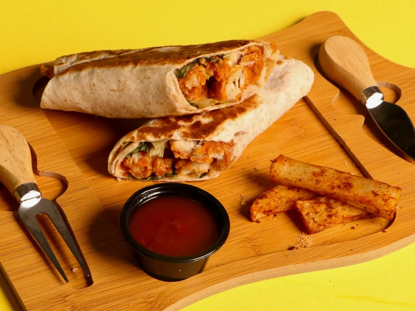 تورتيلا كرسبي دجاج