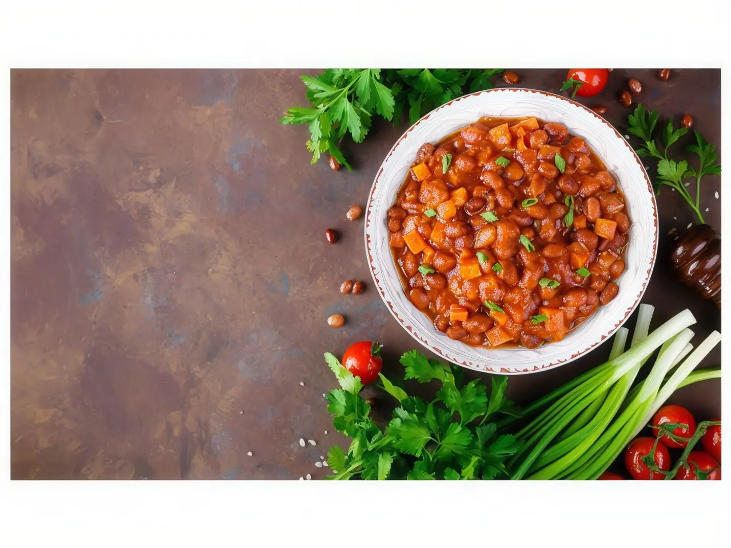 طاجن فول باللحمة.