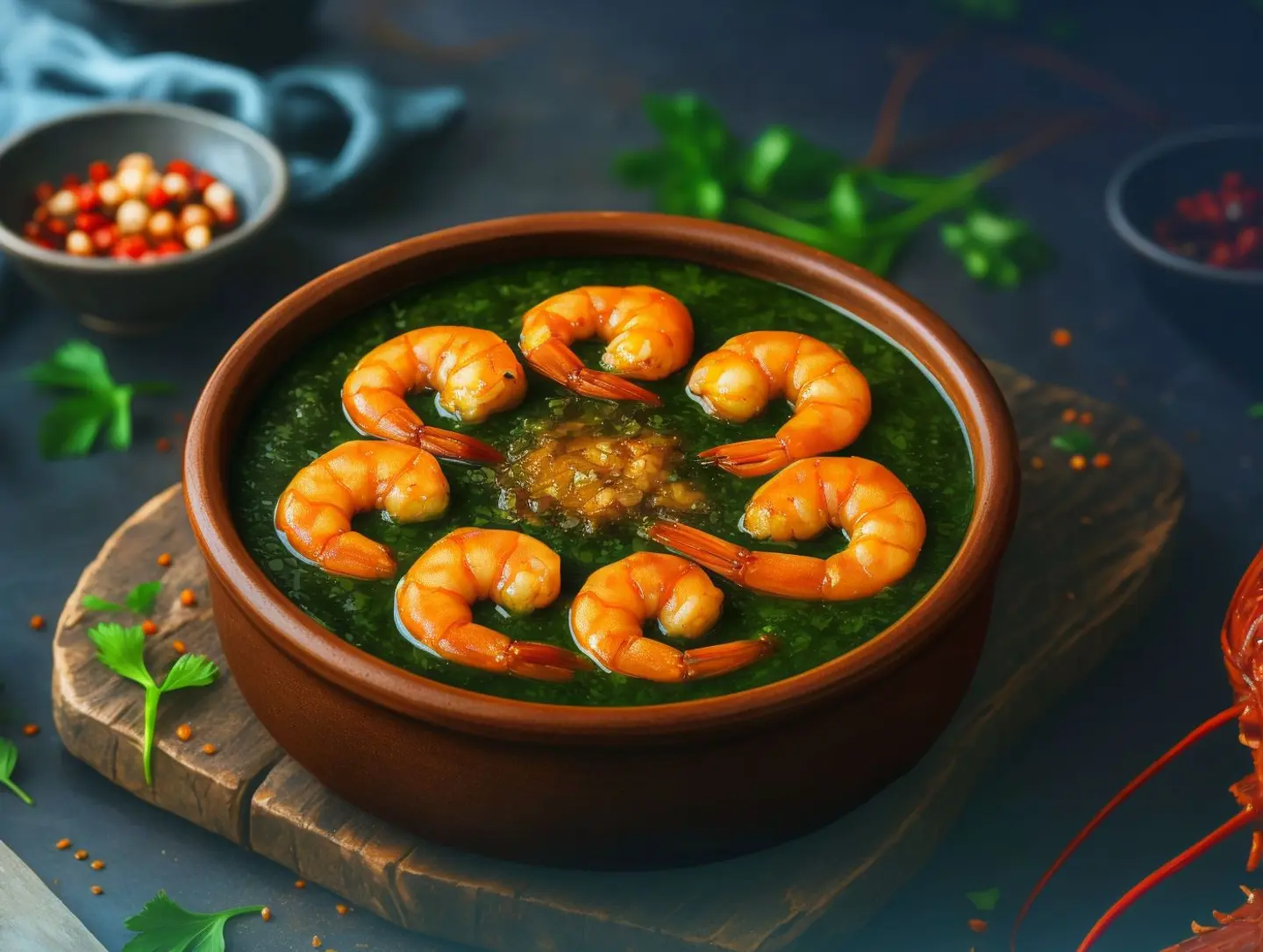 Molokhia With Shrimp