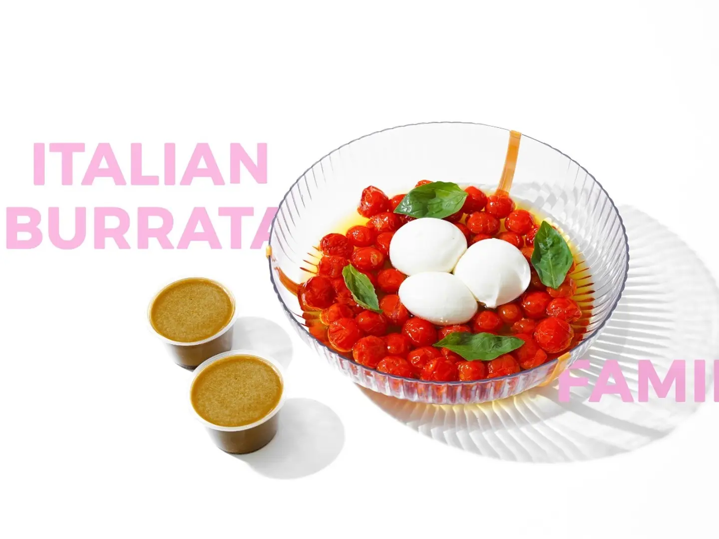 سلطة بوراتا الايطالية حجم عائلي