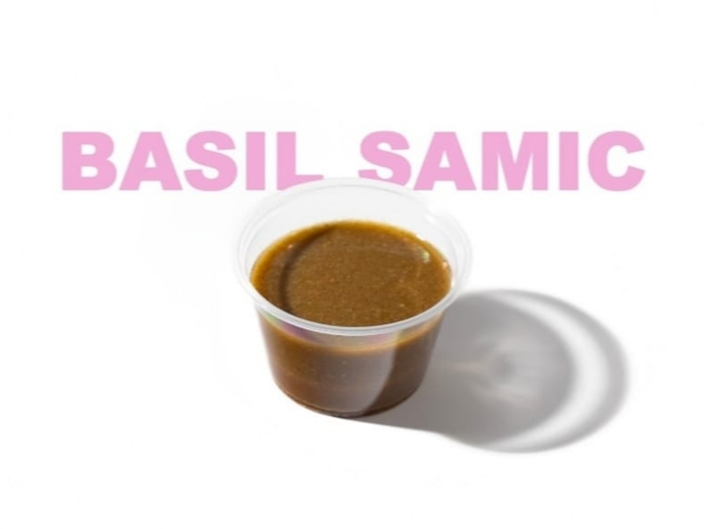 صوص البلسميك بالريحان