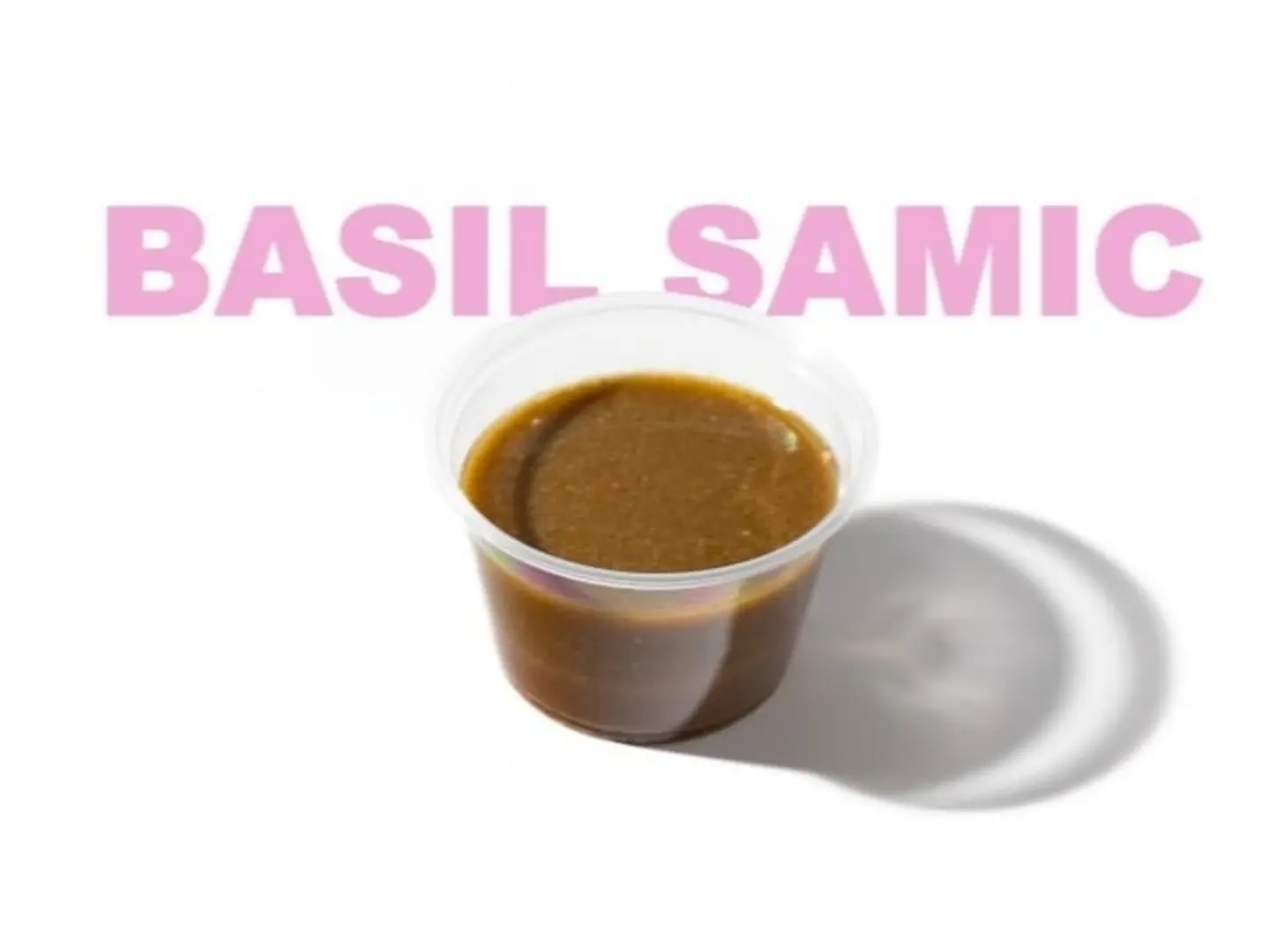 صوص البلسميك بالريحان